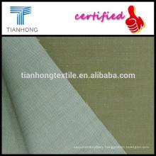 khaki cotton viscose twill yarn dyed woven stretch fabric with slub for uniform